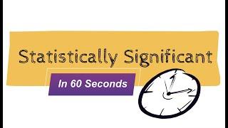 Statistically Significant Results Explained in 60 Seconds