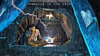 Solo Camping In Heavy Rain And Thunderstorm|| Ralexing ASMR Sound..