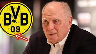 SKANDAL-KRITIK: Uli Hoeness SCHOCKIERT Dortmund mit HARTER BVB-KRITIK | nachrichten bvb