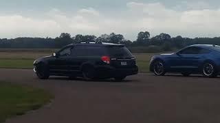 Big turbo Subaru Outback vs big hp cars