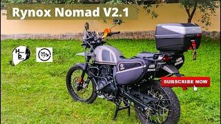 Rynox Nomad v2.1 Saddlebags Rs 4899, Mounting on a RE himalayan BS6