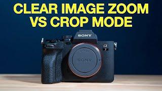 Sony A7IV - Clear Image Zoom vs Crop Mode - Surprising Results!