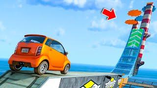 GTA 5 Crazy Parkour Race | GTA 5 No Copyright Gameplay | GTA Gameplay for TikTok & YouTube | 4K