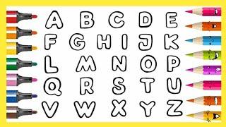 Alphabet dotted tracing, English Abcd writing, preschool kids learning videos. #Alphabetsong