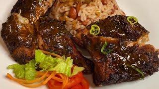 JERK CHICKEN, Jamaican Oven Jerk Chicken