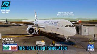 RFS - Real Flight Simulator- Perth to Auckland||Full Flight||B787-9||New Zealand||FullHD||RealRoute