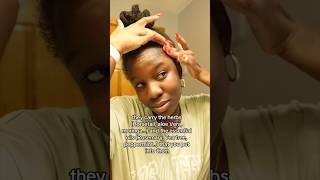 Do this if your edges are no where to be found  #naturalhair #4chair #edgesregrowth