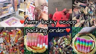ASMR lucky scoop packing order #LS1 |Asmr luna