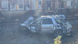 76-year-old woman injured after train hit car in Macon, GA dies from her injuries