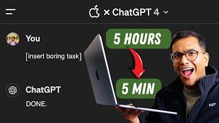 How to speed-up boring tasks with ChatGPT (Get ready for Apple Intelligence)