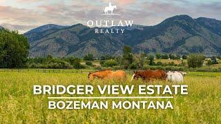 Horse Property For Sale in Bozeman Montana | Bridger View Estate | Outlaw Realty