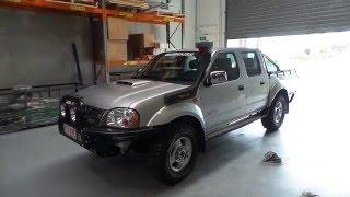 Nissan Navara D22 Snorkel Install - Sherpa 4x4