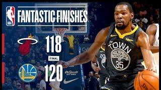 Wild Finish In Oracle Between Heat & Warriors! | February 10, 2019