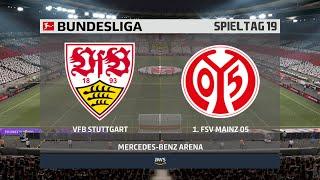 VfB Stuttgart : 1. FSV Mainz 05 19. Spieltag  FIFA 21 Bundesliga  Gameplay Deutsch