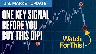 One KEY SIGNAL Before You Buy this Dip - Watch For This | Elliott Wave S&P500 VIX Technical Analysis