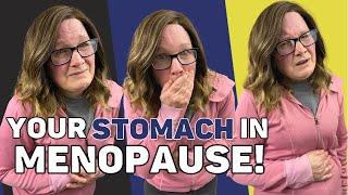 5 Common stomach problems in menopause and how to ease them. Menopausal stomach issues.