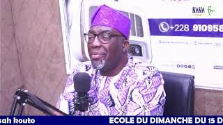 ECOLE DU DIMANCHE DU 15 DECEMBRE 2024 AVEC Bruno Fidelis Mensah kouto