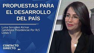 Entrevista con Luisa González Alcívar - Candidata Presidencial Por RC5 Listas 5 | Ecuavisa