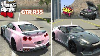 Los Angeles Crimes Online New Nissan GTR R35 Mod - LAC New Car Mods Download For V1.8