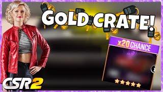 GOLD CRATE OPENING! WHY DOES THIS HAPPEN TO ME! | CSR Racing 2