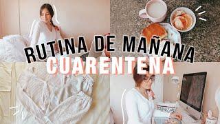 RUTINA DE MAÑANA EN CUARENTENA! ️ | Valentina Gonzzz