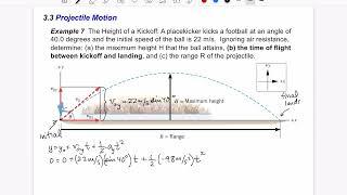 3.3 Projectile Motion, Part B