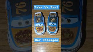 Fake VS Real Rev Roadages Vinyl Toupee Racer #Cars #lightningmcqueen