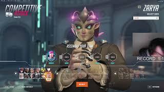 25K DMG! TOP 500 ZARYA MAIN! HARBLEU ZARYA OVERWATCH 2 SEASON 10