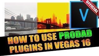 How to use ProDAD Plugins ‍ VEGAS Pro 16 Tutorial #54 ️