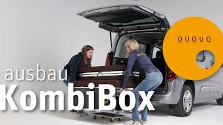 KB04 | QUQUQ KombiBox Ausbauen | So leicht baust du nach dem Minicamping Urlaub deine Campingbox aus