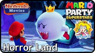Mario Party Superstars: Horror Land (3 players, Mario vs Peach vs Yoshi vs Wario)
