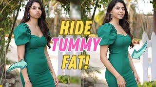 Hide TUMMY FAT With 8 Simple Tips! | Ishita Khanna