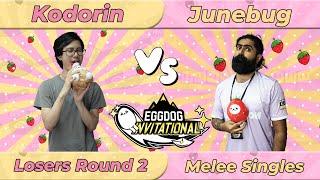 KoDoRiN (Marth) vs Junebug (Donkey Kong) - Eggdog Invitational 2024 - Melee Singles: Losers Round 2