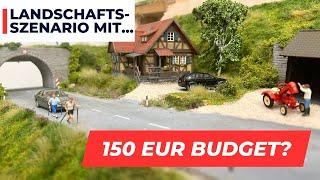 Realistische Landschaft für nur 150 EUR? I H0 Modelleisenbahn Szenario 1:87