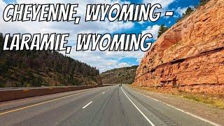 Cheyenne, Wyoming to Laramie, Wyoming! Drive with me in Wyoming!