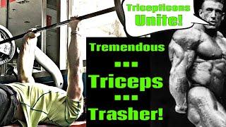 Close Grip Bench Presses For Triceps Mass