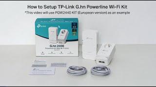 How to Set Up TP-Link G.hn Powerline Wi-Fi Kit