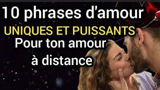 10 phrases d'amour puissants pour dédier à ton amour à distance