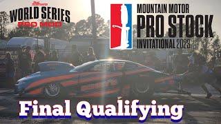 World Series of Pro Mod | Mountain Motor Pro Stock Invitational final qualifying