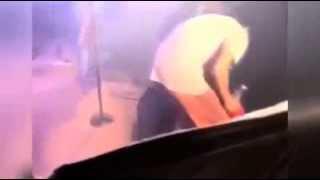 Singer gets electrocuted on stage