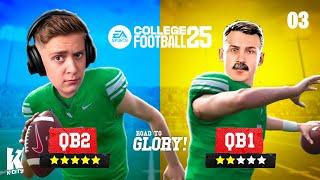 Beck in a Position Battle (EA College Football 25: Road to Glory Part 3)