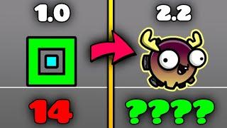 ¿Cuántos Íconos Tiene Cada Actualización de Geometry Dash? (Hasta la 2.21)