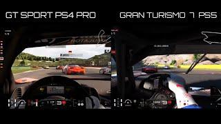 GT SPORT  PS4 PRO  VS GT 7 PS5