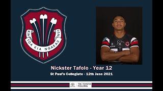 Nickster Tafolo Try - FAHS 1st XV