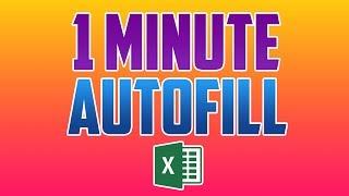 Excel 2016 : How to Autofill