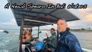 First Dive In Bali = Barracuda Catch & Cook On The Beach