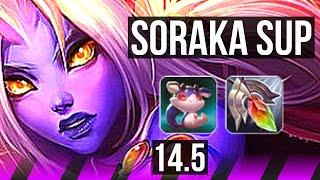 SORAKA & Ez vs SERAPHINE & Ashe (SUP) | 500+ games, 1/5/24 | NA Master | 14.5