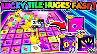 HOW TO GET *HUGES* FROM LUCKY TILES🟨 EVENT in PET SIMULATOR 99!! (Roblox)