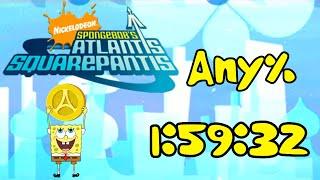 [WR] SpongeBob's Atlantis SquarePantis - Any% Speedrun in 1:59:32