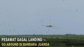 Gagal Landing, Detik - detik Pesawat Lion Air Go Around di Bandara Juanda Surabaya